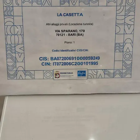 La Casetta Apartment Bari